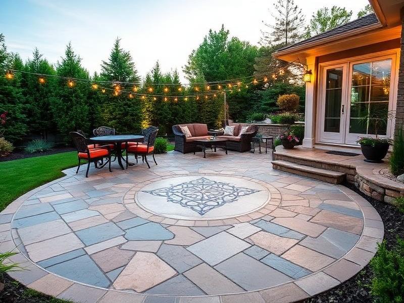 Stamped Concrete Patio in Fayetteville AR