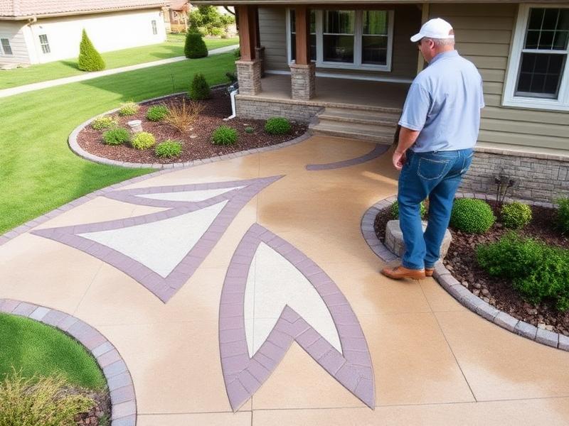 Finished concrete project by Gavren Hill Co.